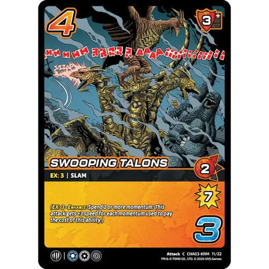 Swooping Talons, 11/22, C, UniVersus, Challengers Godzilla & Mothra, King Ghidorah & Rodan