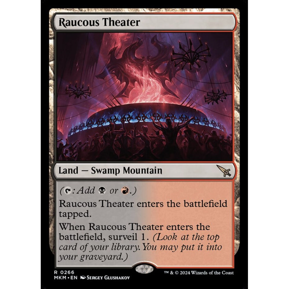 Raucous Theater rare 266 Magic the Gathering Murders at Karlov Manor
