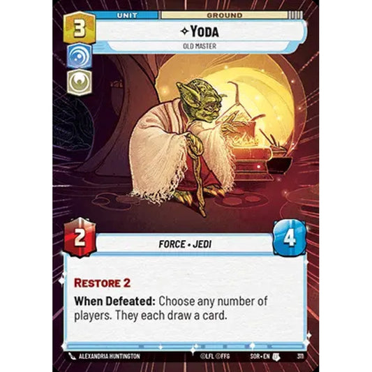 Yoda, 311, U, Star Wars Unlimited, Sparks Of Rebellion