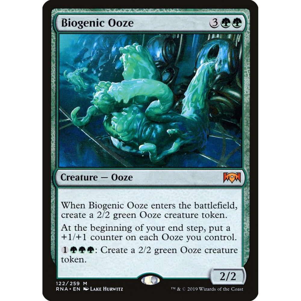 Biogenic Ooze mythic 122 Magic the Gathering Ravnica Allegiance