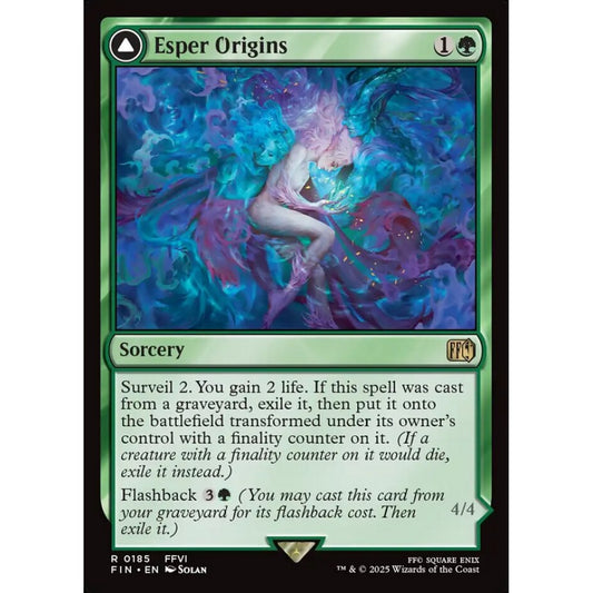 Esper Origins // Summon: Esper Maduin rare 185 Magic the Gathering Final Fantasy