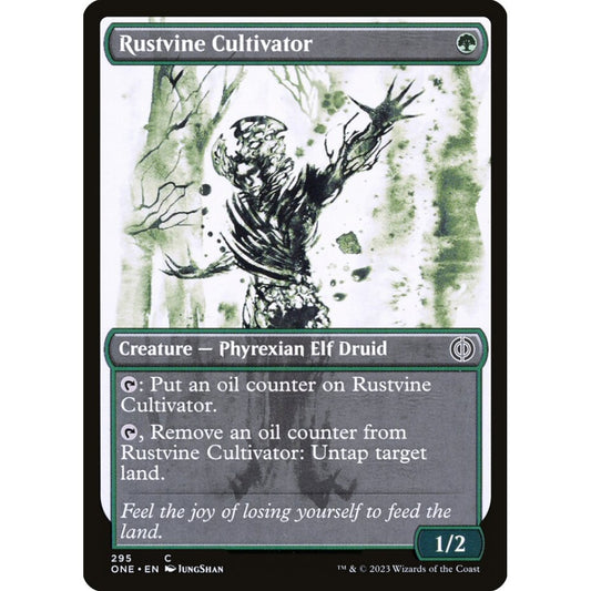 Rustvine Cultivator, common, 295, Magic the Gathering, Phyrexia: All Will Be One