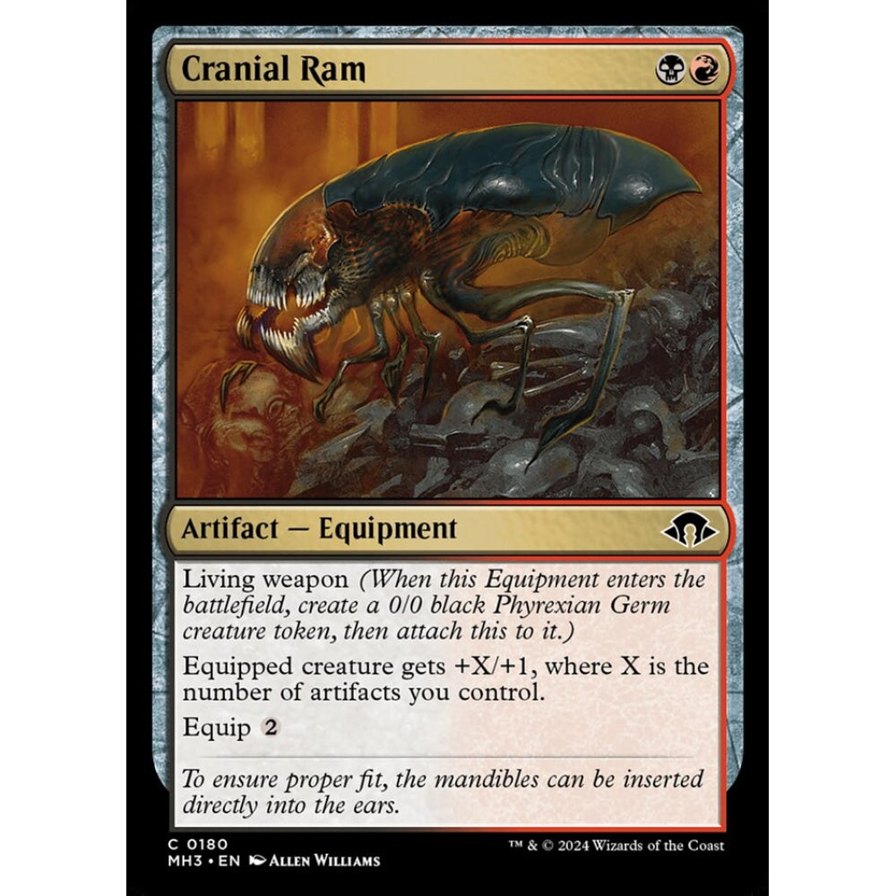 Cranial Ram, 180, common, Magic: The Gathering, Modern Horizons 3
