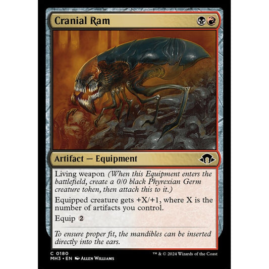 Cranial Ram, 180, common, Magic: The Gathering, Modern Horizons 3