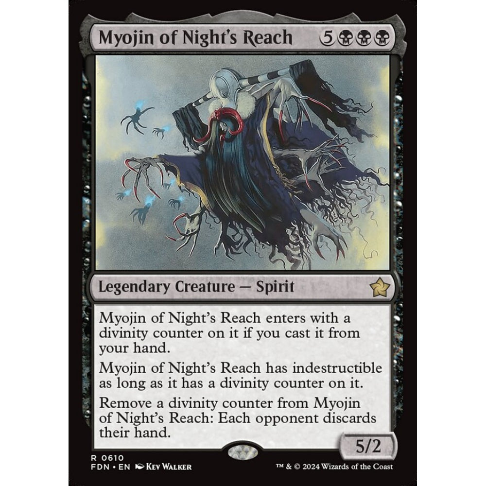 Myojin of Night's Reach, 610, rare, Magic: The Gathering, Foundations