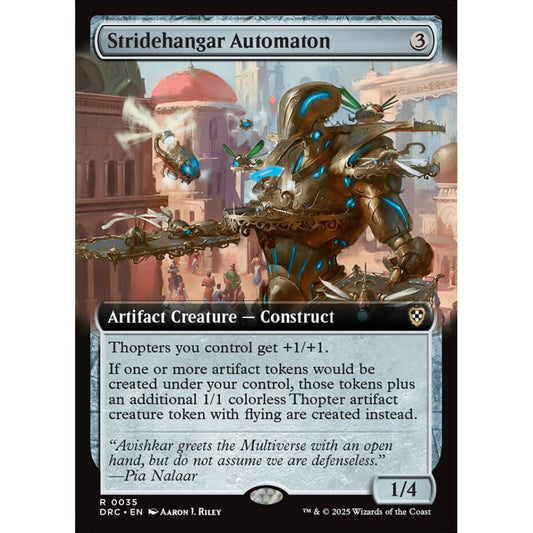 Stridehangar Automaton, 35, rare, Magic: The Gathering, Aetherdrift Commander