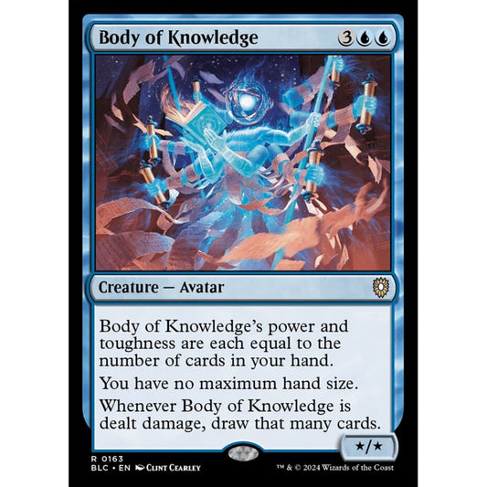 Body of Knowledge, 163, rare, Magic: The Gathering, Bloomburrow