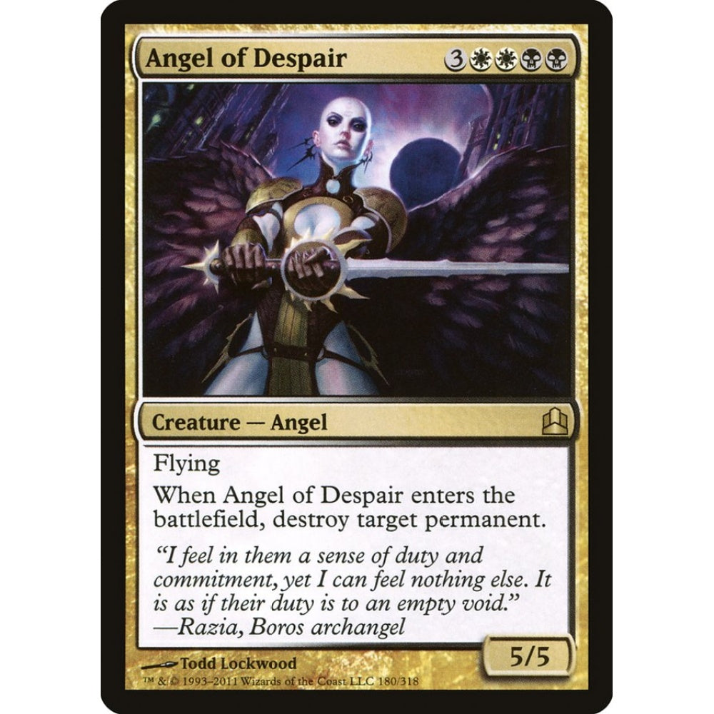 Angel of Despair rare 180 Magic the Gathering Commander 2011