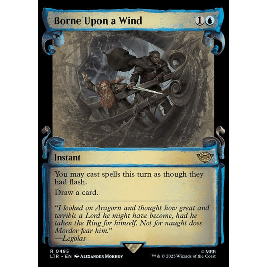 Borne Upon a Wind, rare, 495, Magic the Gathering, The Lord of the Rings: Tales of Middle-earth
