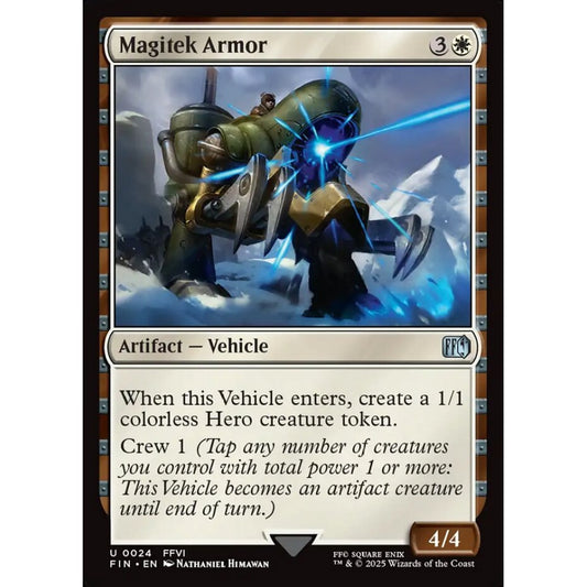 Magitek Armor uncommon 24 Magic the Gathering Final Fantasy