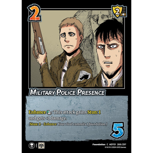Military Police Presence, 269/297, C, UniVersus, Attack on Titan: Battle for Humanity