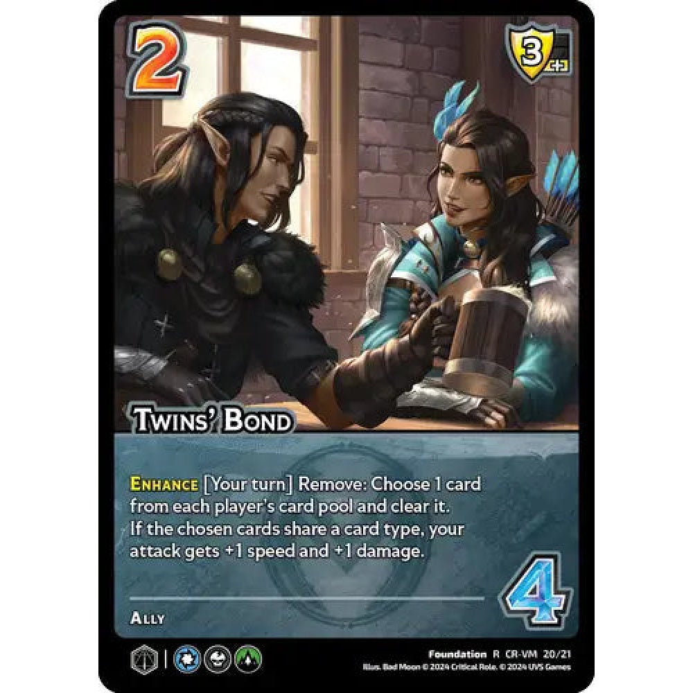 Twins' Bond, 20/21, R, UniVersus, Critical Role Vox Machina & Mighty Nein