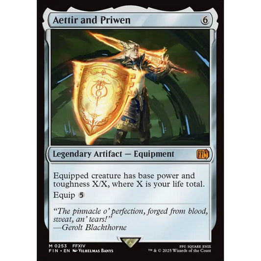 Aettir and Priwen mythic 253 Magic the Gathering Final Fantasy