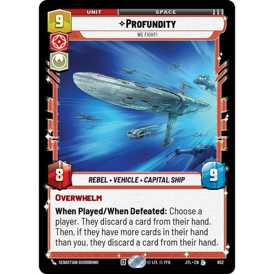 Profundity, L, JTL 652) Foil, Star Wars Unlimited