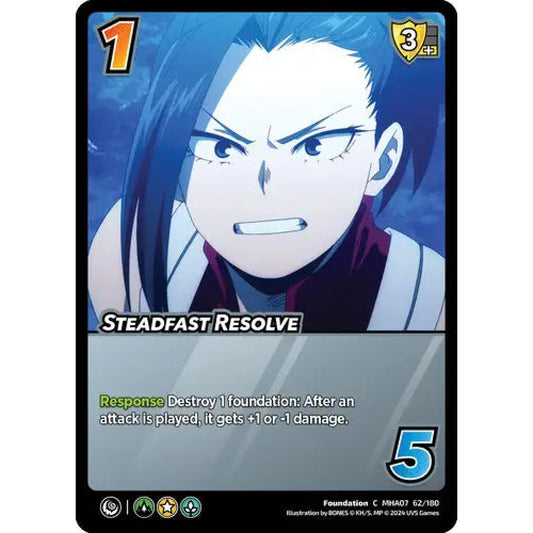 Steadfast Resolve, 62/180, C, UniVersus, MHA07 Girl Power