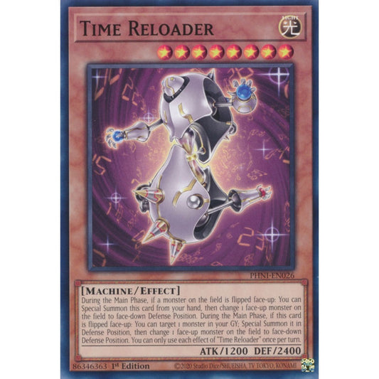 Time Reloader PHNI-EN026 Common Common Yu-Gi-Oh Phantom Nightmare in Art