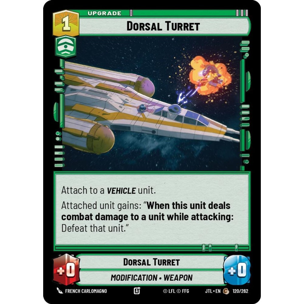 Dorsal Turret, C, JTL 120), Star Wars Unlimited