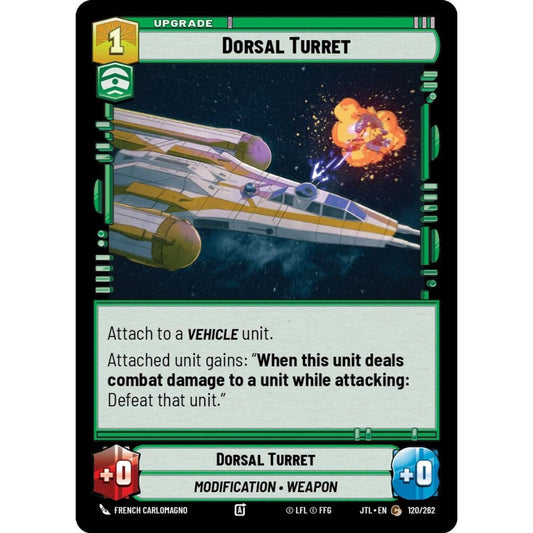 Dorsal Turret, C, JTL 120), Star Wars Unlimited