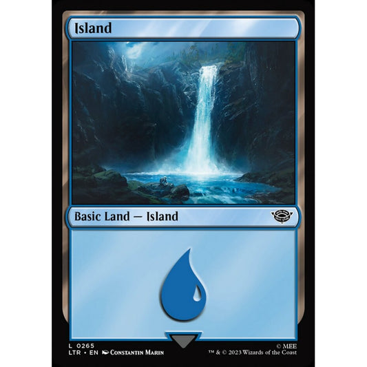 Island, common, 265, Magic the Gathering, The Lord of the Rings: Tales of Middle-earth