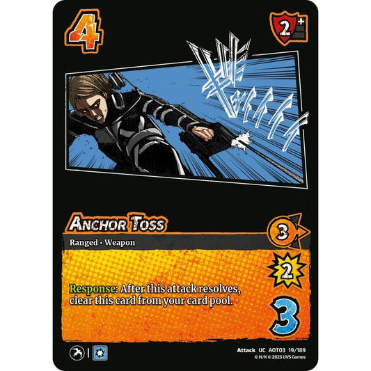 Anchor Toss 19/189 AOT03 Universus Attack on Titan: Apocalypse Attack UC