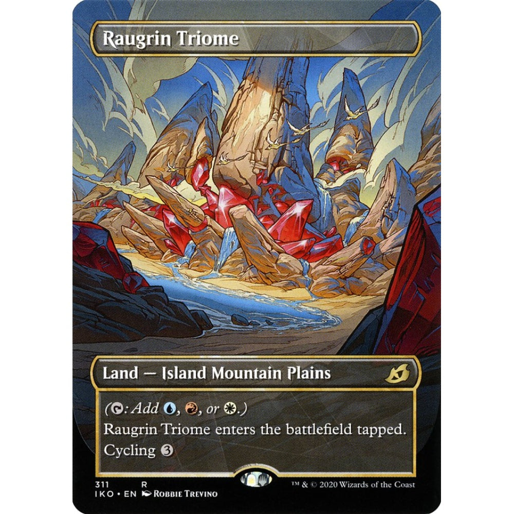 Raugrin Triome rare 311 Magic the Gathering Ikoria: Lair of Behemoths
