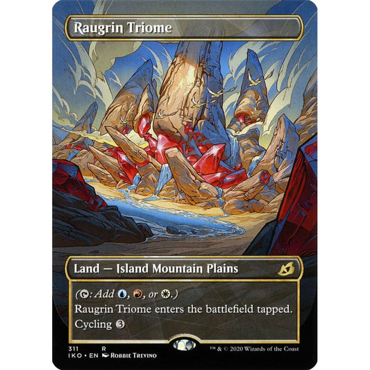 Raugrin Triome rare 311 Magic the Gathering Ikoria: Lair of Behemoths