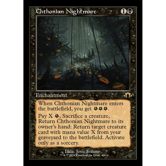 Chthonian Nightmare, 406, rare, Magic: The Gathering, Modern Horizons 3