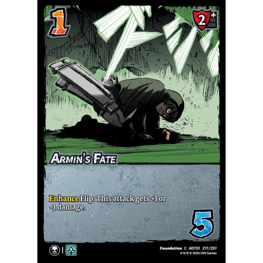 Armin's Fate, 217/297, C, UniVersus, Attack on Titan: Battle for Humanity