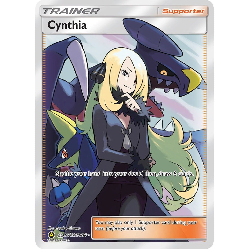 Cynthia Rare Ultra SV82/SV94 Pokemon Card Game Hidden Fates