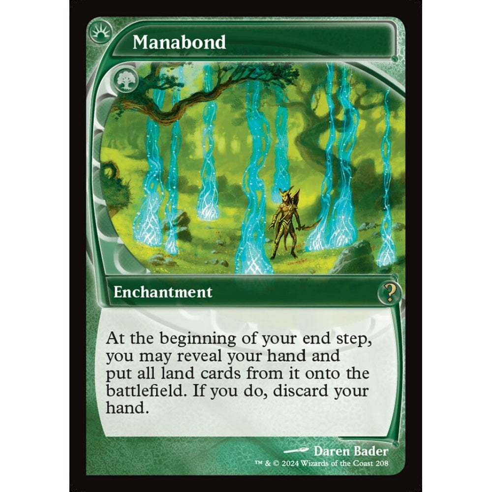 Manabond rare 208 Magic the Gathering Mystery Booster 2