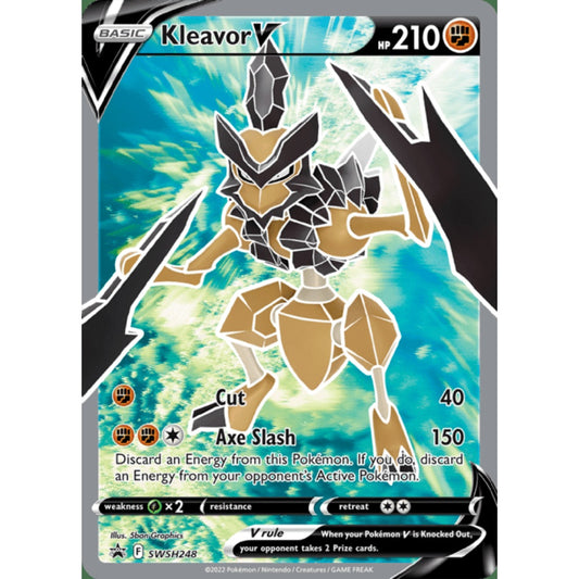 Kleavor V Black Star Promo SWSH248 Pokemon Card Game Sword & Shield Promos