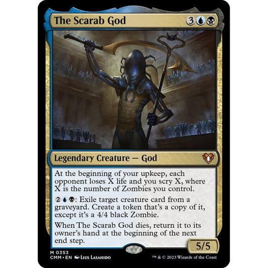 The Scarab God mythic 353 Magic the Gathering Commander Masters
