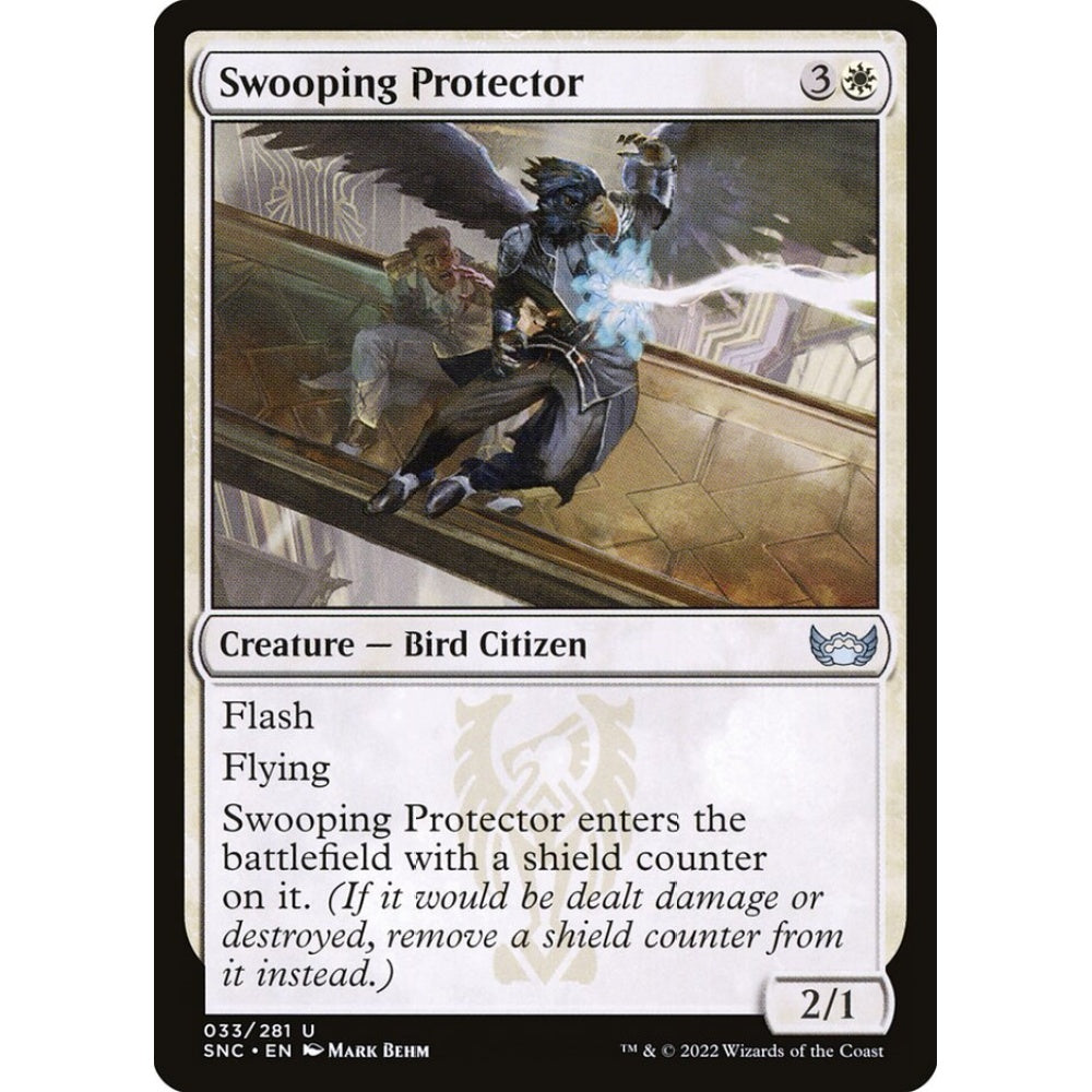 Swooping Protector uncommon 33 Magic the Gathering Streets of New Capenna