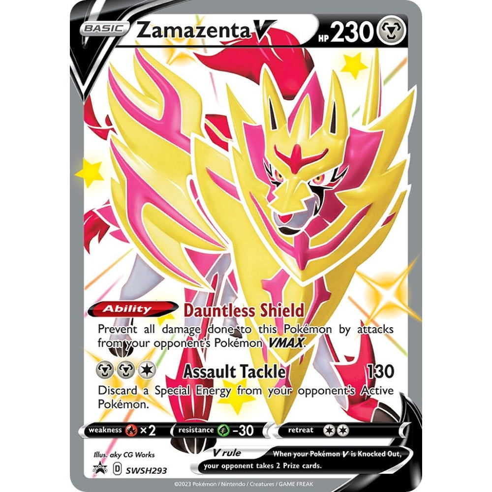Zamazenta V Promo SWSH293 Pokemon Card Game Sword & Shield Promos