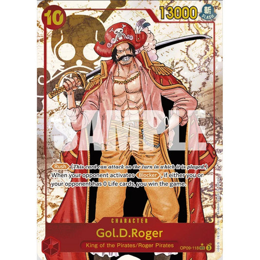 Gol.D.Roger, ALT, OP09-118, One Piece Card Game, OP09 Emperors in the New World