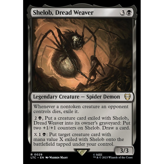 Shelob, Dread Weaver, rare, 29, Magic the Gathering, Tales of Middle-earth Commander