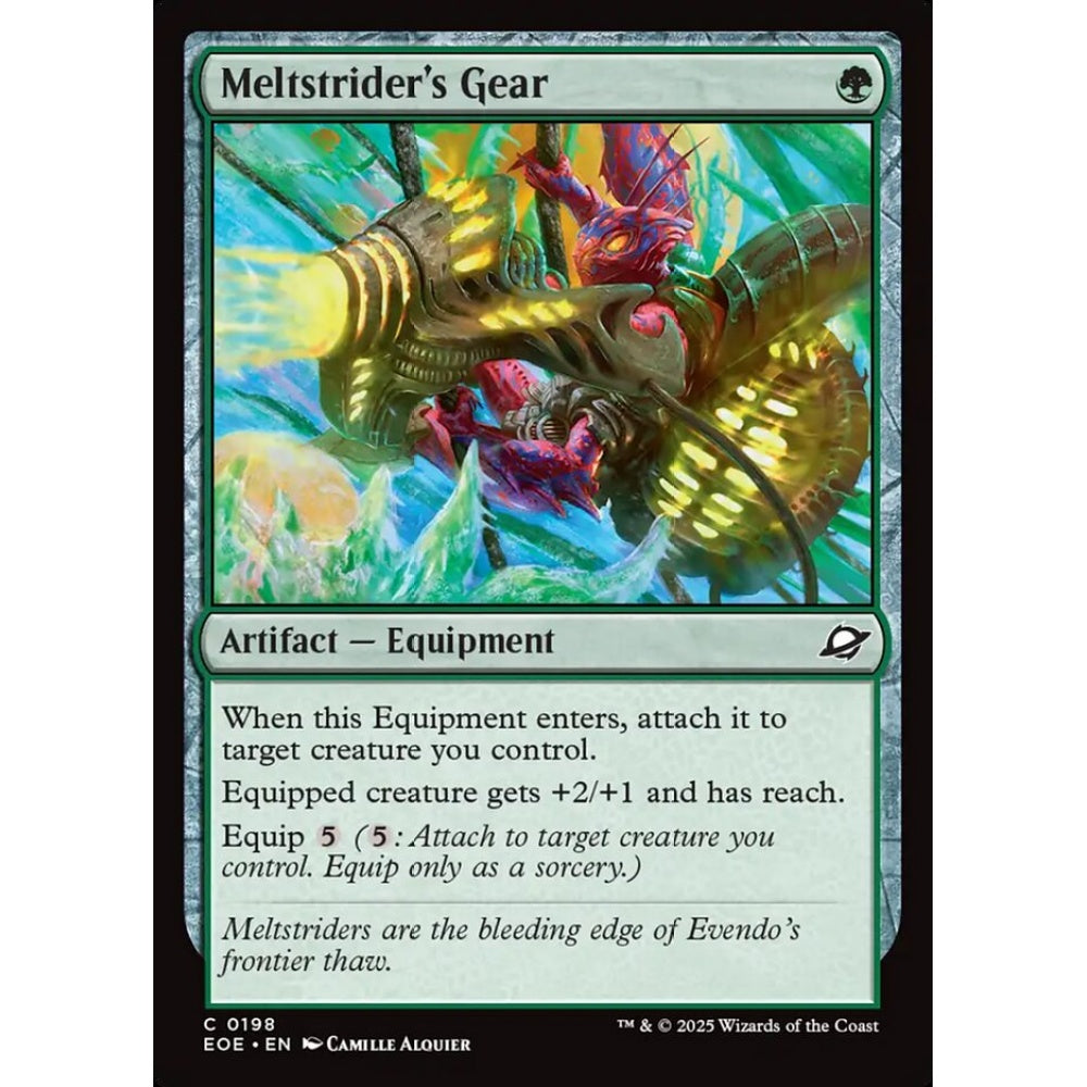 Meltstrider's Gear common 198 Magic the Gathering Edge of Eternities