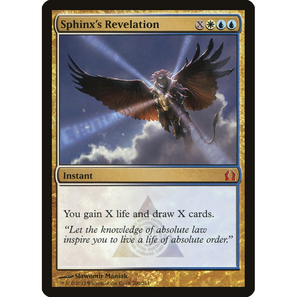 Sphinx's Revelation mythic 200 Magic the Gathering Return to Ravnica