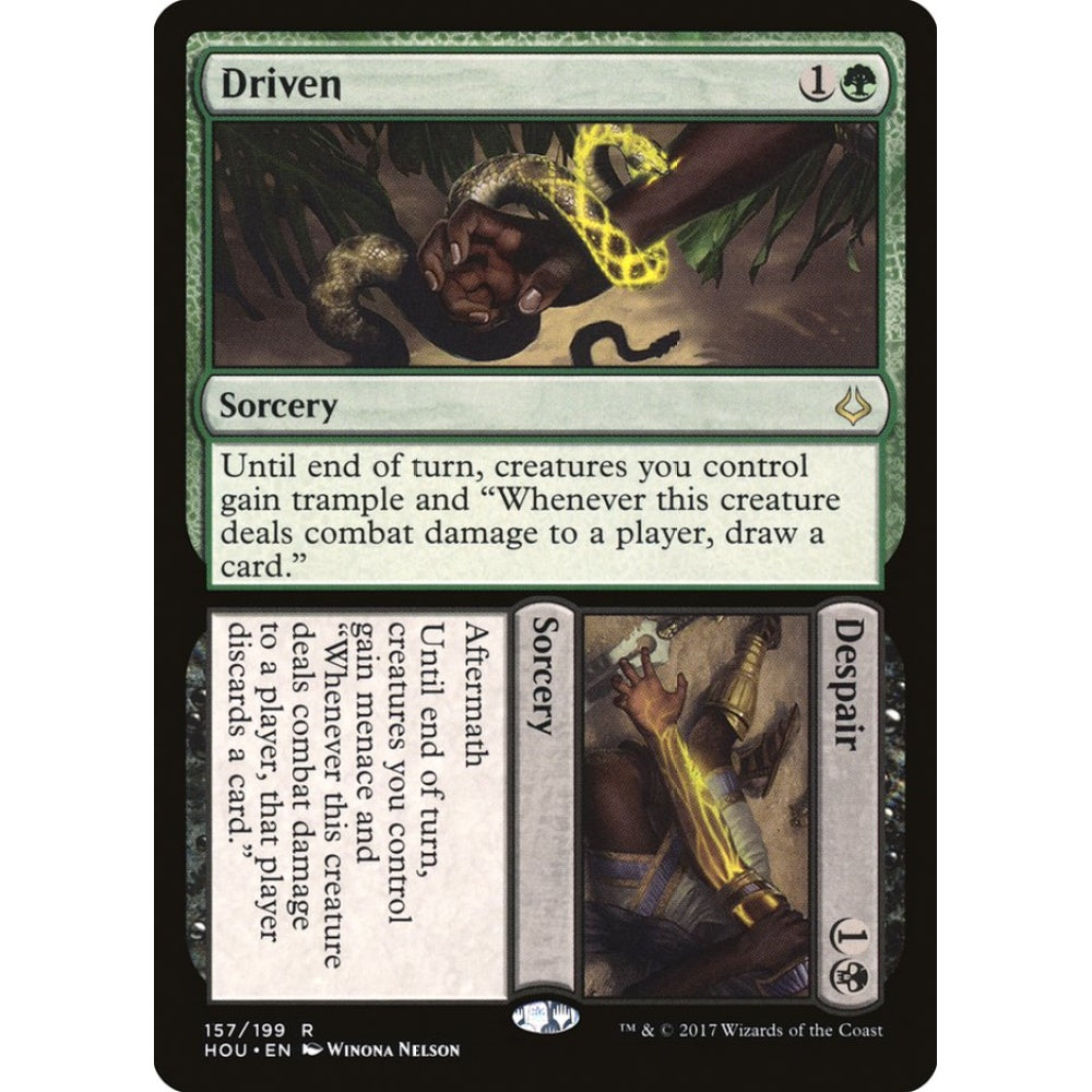 Driven // Despair rare 157 Magic the Gathering Hour of Devastation