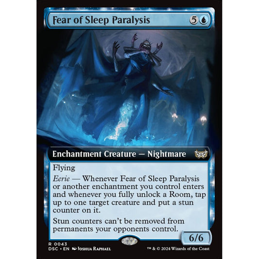 Fear of Sleep Paralysis, 43, rare, Magic: The Gathering, Duskmourn: House of Horror