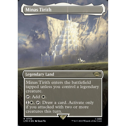 Minas Tirith, rare, 752, Magic the Gathering, The Lord of the Rings: Tales of Middle-earth