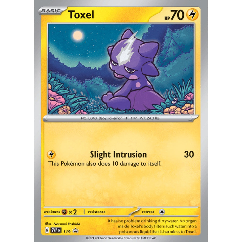 Toxel Black Star Promo 119 Pokemon Card Game Scarlet & Violet Promos