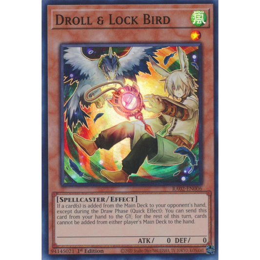 Droll & Lock Bird RA02-EN006 Collector's Rare Collector's Rare Yu-Gi-Oh 25th Anniversary Rarity Collection II in Alt-Art Art