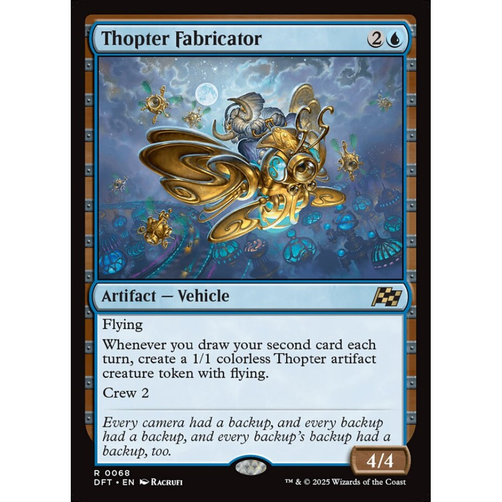 Thopter Fabricator, 68, rare, Magic: The Gathering, Aetherdrift