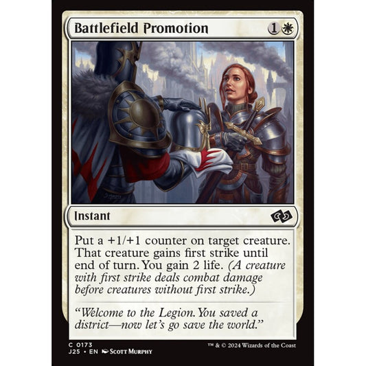 Battlefield Promotion, 173, common, Magic: The Gathering, Foundations Jumpstart