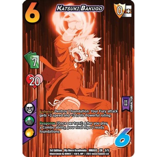 Katsuki Bakugo, 5/24, CHROME, UniVersus, MHA03 Heroes Clash