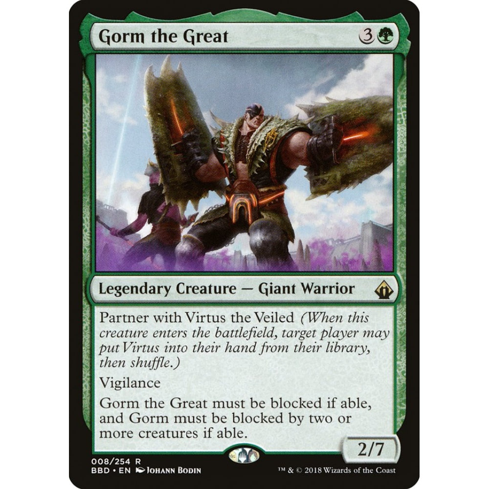 Gorm the Great rare 8 Magic the Gathering Battlebond