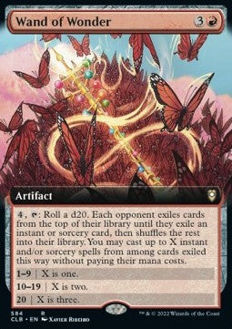 Wand of Wonder - Commander Legends: Battle for Baldur's Gate: Extras (Rare) [XCLB-584]