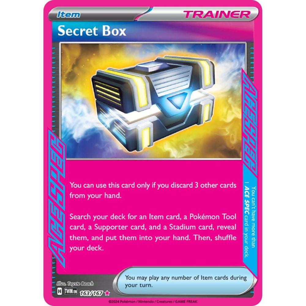Secret Box ACE SPEC Rare 163/167 Pokemon Card Game Twilight Masquerade