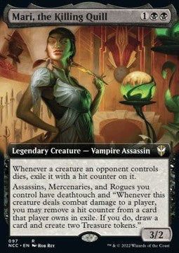 Mari, the Killing Quill - Commander: Streets of New Capenna: Extras (Rare) [XNCC-97]